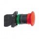 PARADA DE EMERGENCIA XB5 AS542 ROJO Ø 22 - CABEZA REDONDA Ø 40 - GIRAR PARA LIBERAR